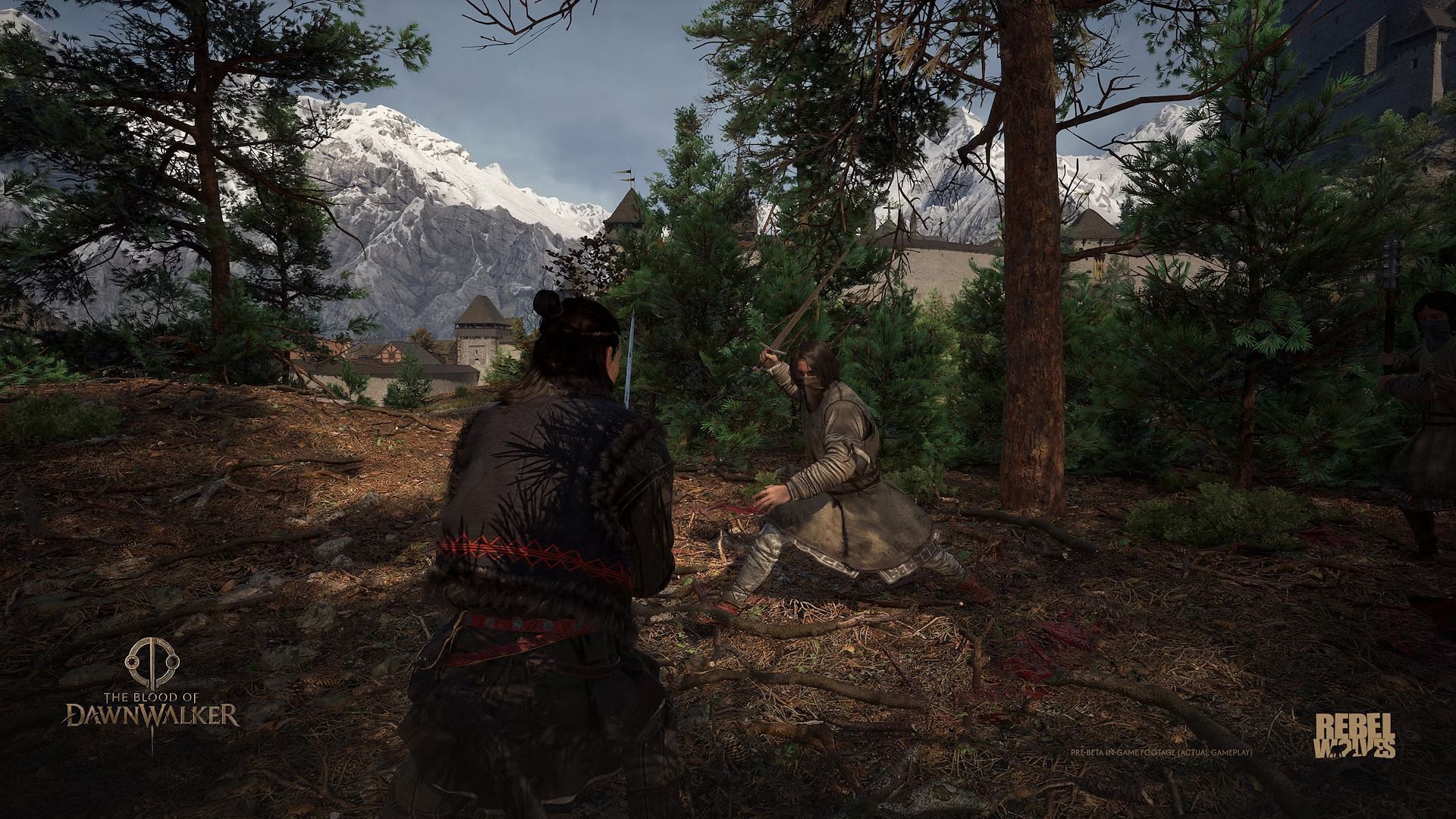 The Blood of Dawnwalker will feature tactical melee combat (Image via Bandai Namco)